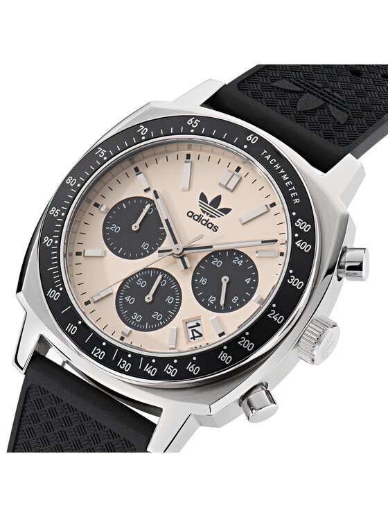 adidas adidas Годинник Fashion Master Originals One Chrono AOFH23503 Чорний