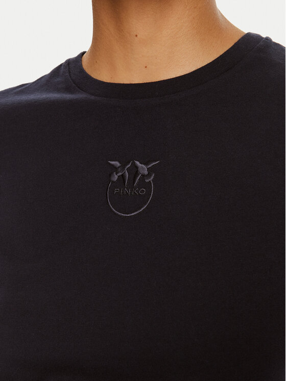 PINKO Pinko T-shirt Bussolotto 100355 A227 Tamnoplava Regular Fit