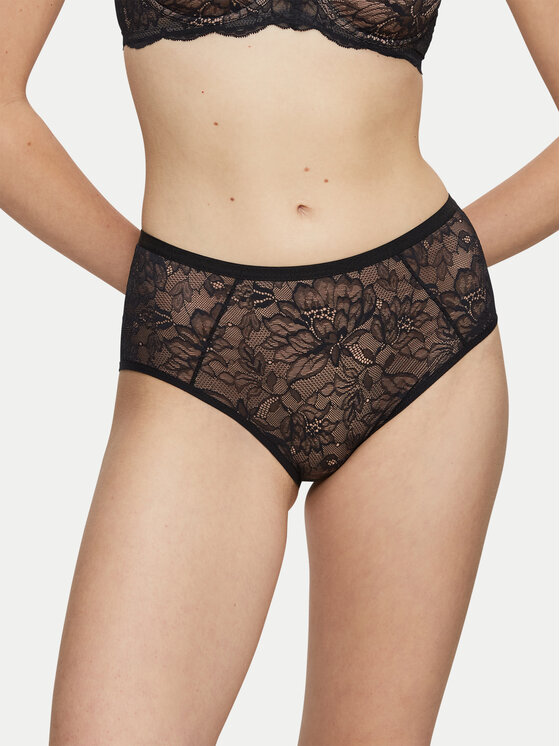 Triumph Triumph Kõrge värvliga klassikalised aluspüksid Amourette Charm 10198780 Must