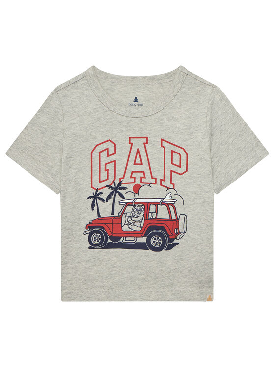 Gap Tričko 779639-00 Sivá Regular Fit