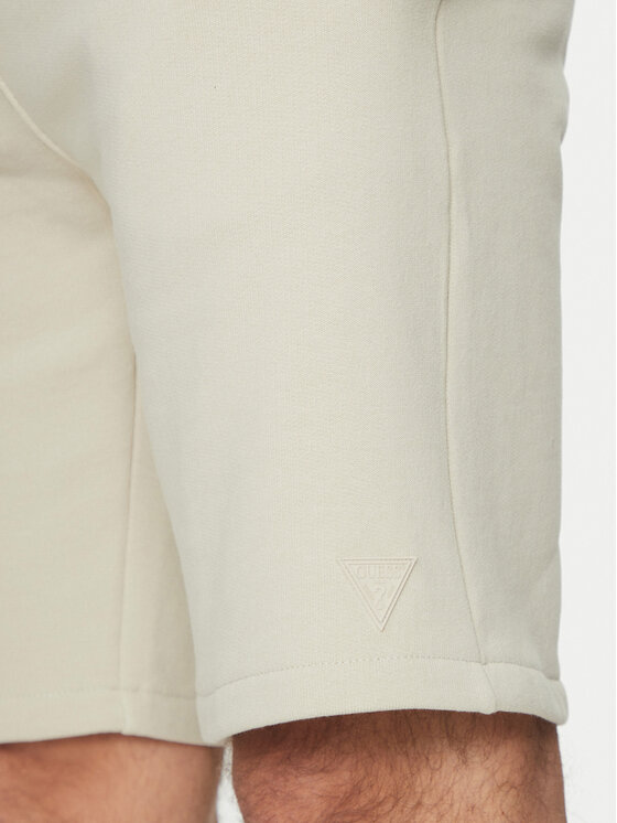 Guess Guess Sportiniai šortai Z2YD04 KAIJ1 Écru Regular Fit