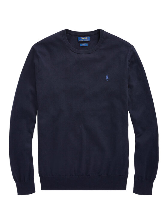 Polo Ralph Lauren Polo Ralph Lauren Pulover Ls Sf Cn Pp 710684957001 Mornarsko modra Slim Fit