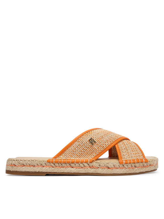 Tommy Hilfiger Espadrile Monogram Espadrille FW0FW09139 Portocaliu