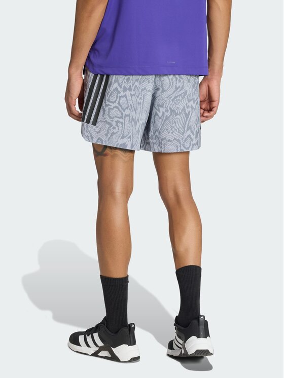adidas adidas Спортни шорти D4T Primelift Aop KT5268 Сив Regular Fit