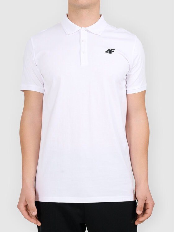 4F 4F T-Shirt TPTSM0770-10 Biały Active Fit