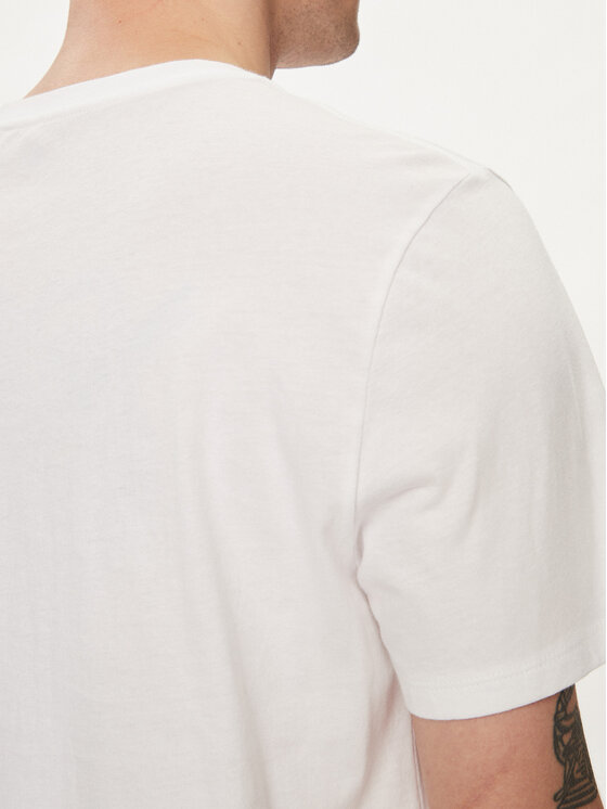 Gap Gap T-Shirt 471777-08 Biały Regular Fit
