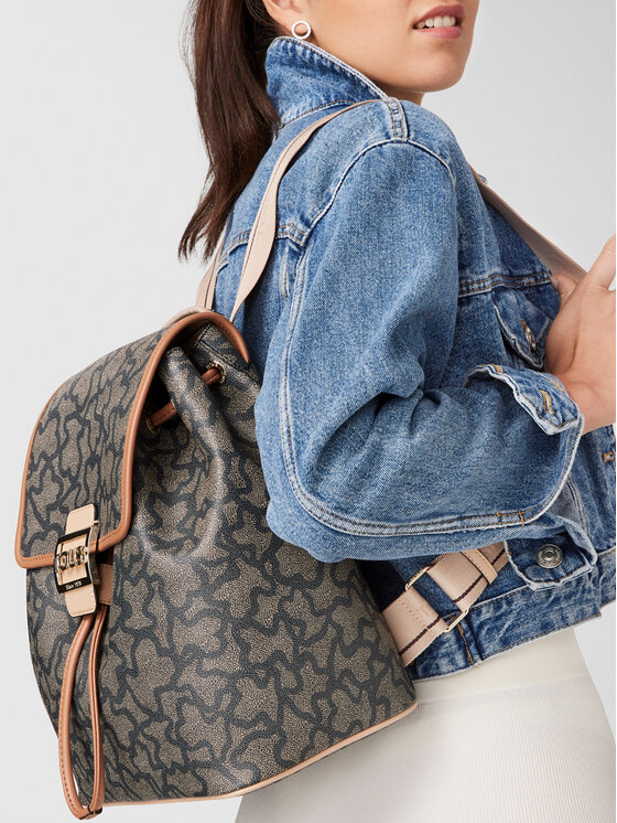 TOUS Plecak Mochila New K Icon 2001582960 Brązowy | Modivo.pl