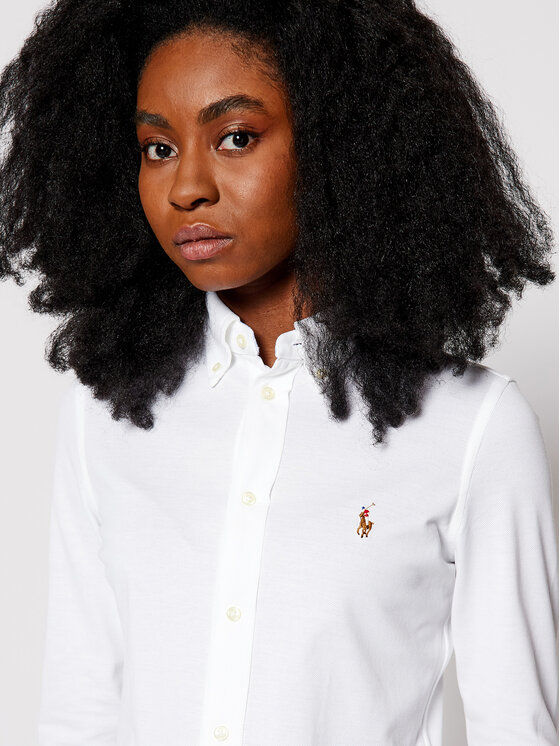 Polo Ralph Lauren Polo Ralph Lauren Сорочка Heidi 211664427003 Білий Slim Fit