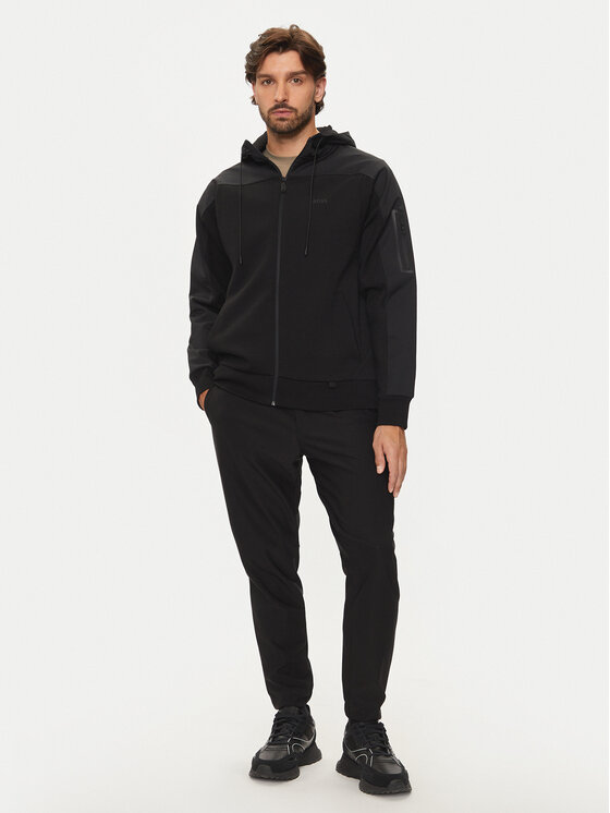 BOSS Boss Felpa Sariq 50519019 Nero Regular Fit