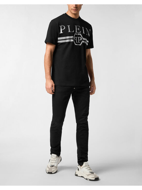 PHILIPP PLEIN PHILIPP PLEIN T-Shirt 27091 Czarny Regular Fit