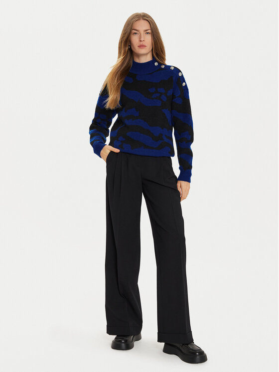 Morgan Morgan Pulover 242-MFELIX Modra Regular Fit