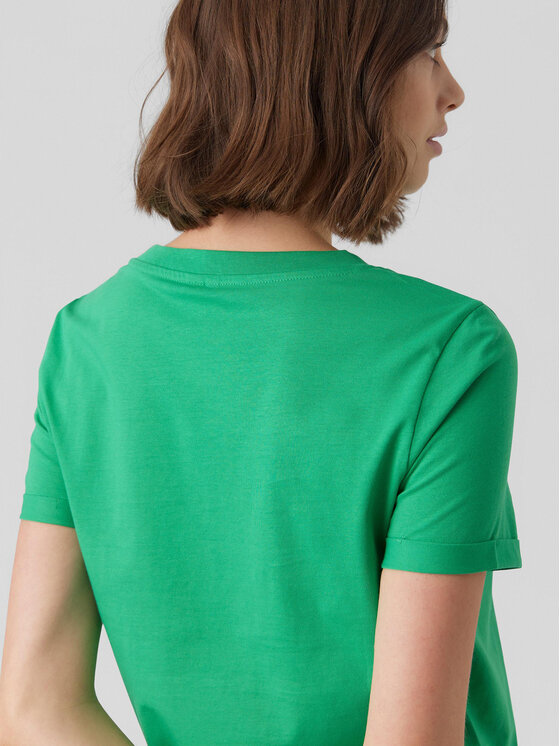 Vero Moda Vero Moda T-Shirt 10243889 Zielony Regular Fit