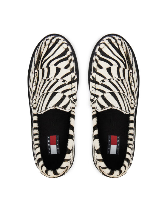 Tommy Jeans Tommy Jeans лоуфъри с дебела подметка Tjw Archive '01 Low Zebra Loafer EN0EN03064 Цветен