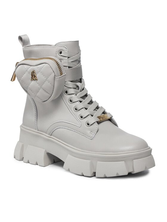 Steve Madden Steve Madden Planinarske cipele Tanker-H Bootie SM19000035 SM19000035-287 Écru