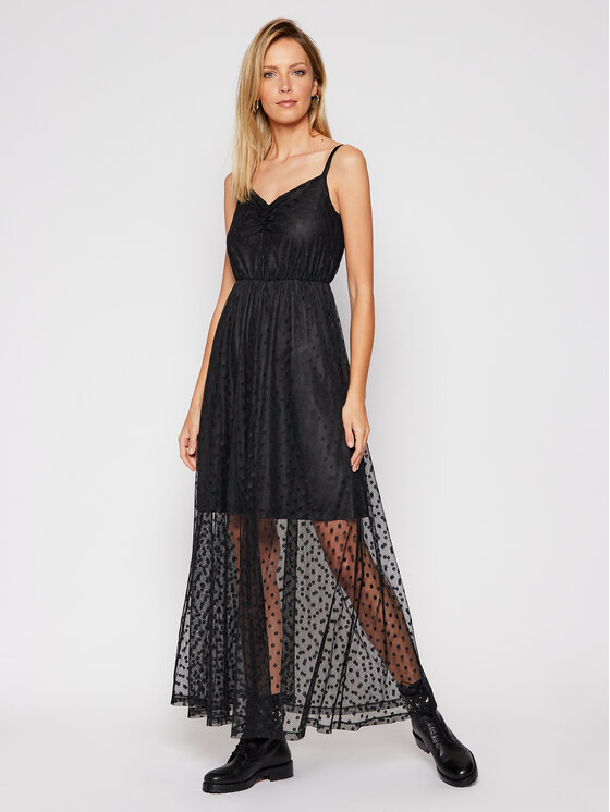 Guess Guess Set sveter a letné šaty Sadia W0BK63 KA6I0 Čierna Regular Fit