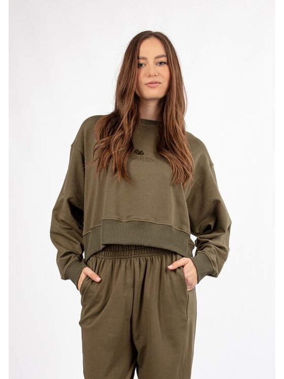DKaren Sport DKaren Sport Bluza DK-K-B26 Khaki Classic Fit