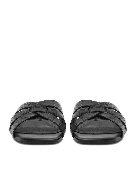 GINO ROSSI GINO ROSSI Παντόφλες C-WS1190-01 Μαύρο