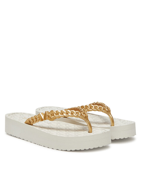 MICHAEL Michael Kors MICHAEL Michael Kors Čības uz pirksta Zaza 40S5ZAFA1B Krēmkrāsas