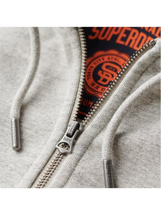 Superdry Superdry Kardigan 28028 Szary Skin Fit