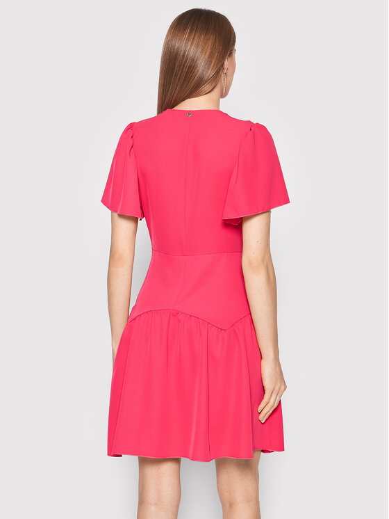 Rinascimento Rinascimento Cocktail obleka CFC0107733003 Roza Relaxed Fit