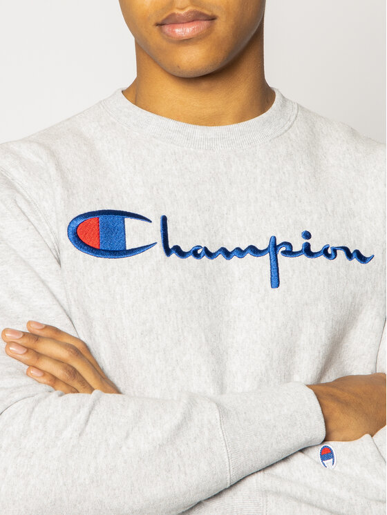 Champion Champion Bluză Crewneck 215160 Gri Regular Fit
