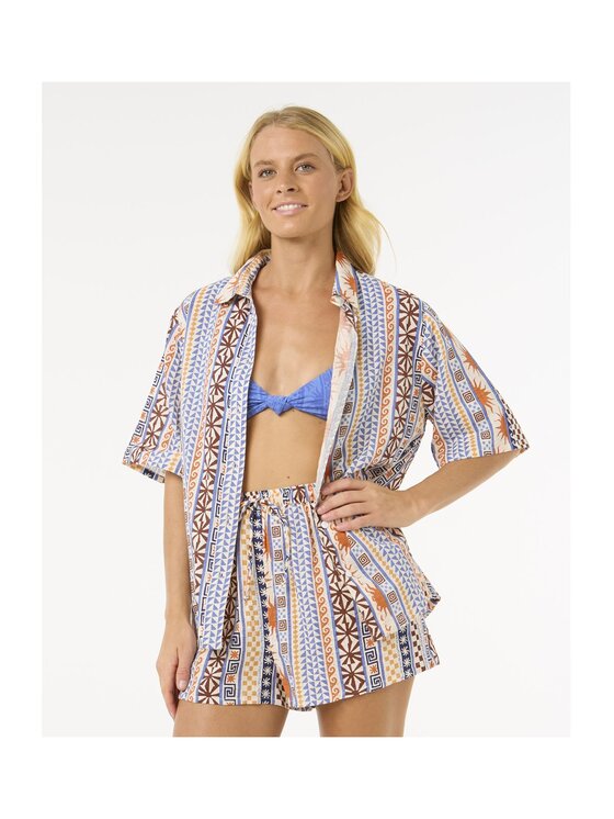 Rip Curl Rip Curl Koszula San Carlos S/S Shirt Kolorowy Standard Fit