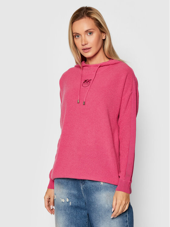Pinko Суитшърт Brendola 1G16BJ Y79Q Розов Relaxed Fit