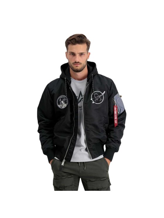 Alpha Industries Alpha Industries Prechodná bunda AI.108108-285-L Čierna Regular Fit