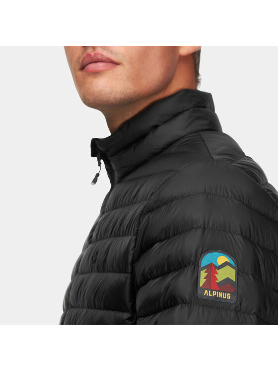 Alpinus Alpinus Kurtka puchowa Gilgit Czarny Regular Fit