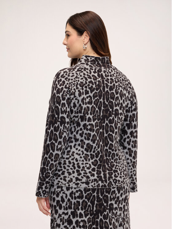 Fiorella Rubino Fiorella Rubino Sweter M449L008716N0S3 Szary Regular Fit
