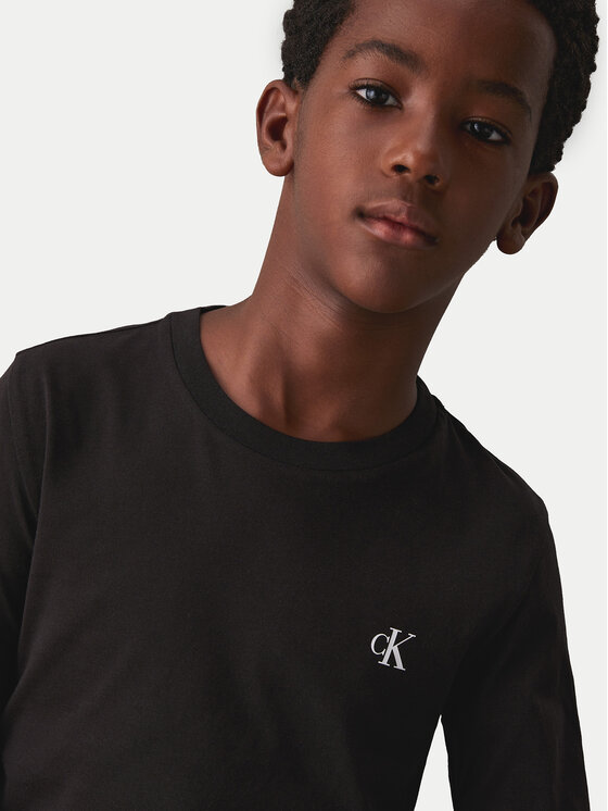 Calvin Klein Jeans Calvin Klein Jeans Set od 2 majice IB0IB02255 M Crna Regular Fit