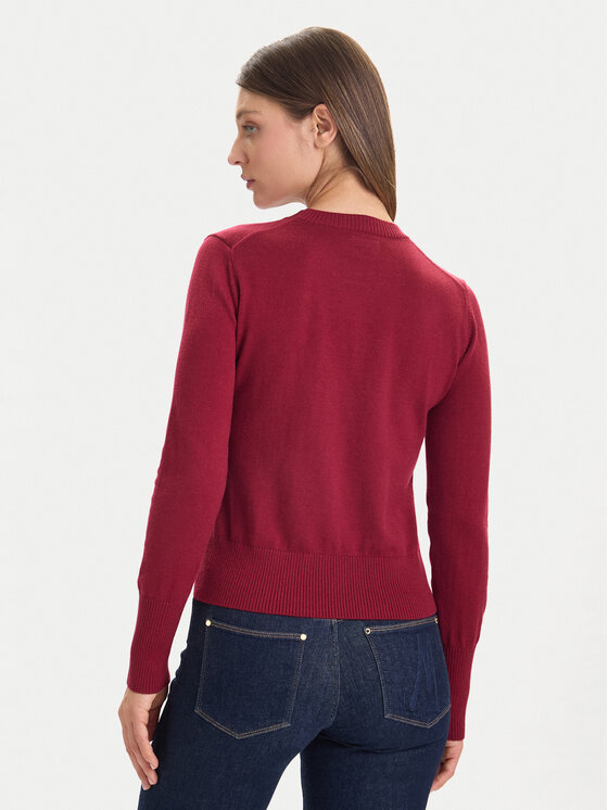 Guess Jeans Guess Jeans Džemper W4BR83 Z3HO2 Crvena Regular Fit