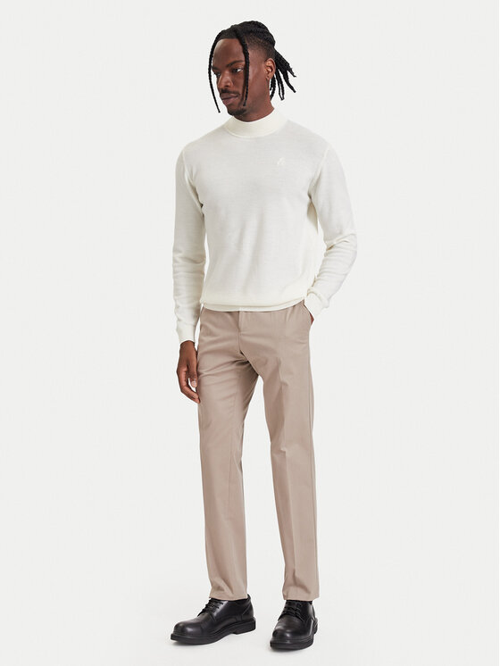 KARL LAGERFELD KARL LAGERFELD Golf 655002 564399 Beżowy jasny Regular Fit
