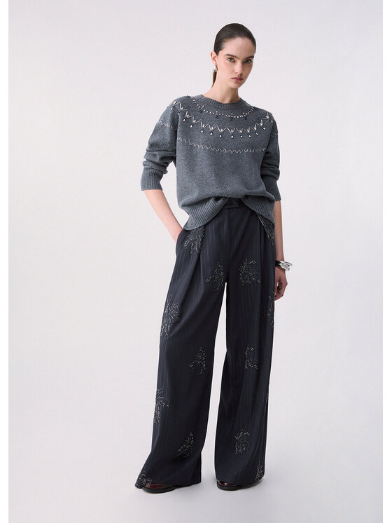 Liu Jo Liu Jo Maglione WF6371MS009L9527 Grigio Regular Fit