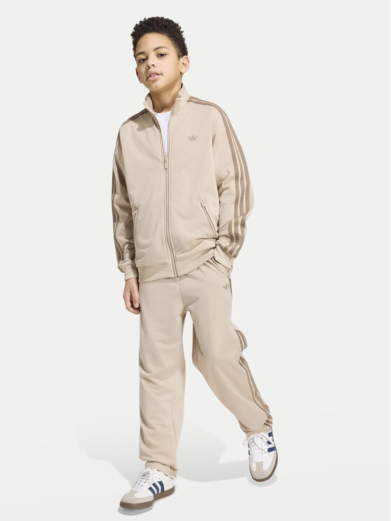 adidas adidas Суитшърт Firebird HZ6646 Бежов Loose Fit