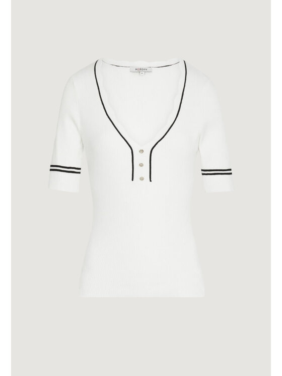 Morgan Morgan Bluse 261-MIREN Weiß Slim Fit