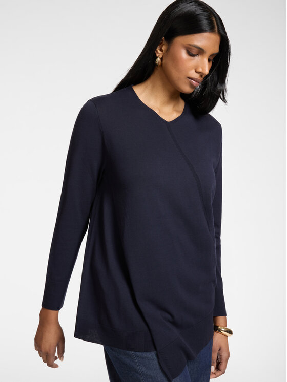 Elena Mirò Elena Mirò Sweter M578Z000719N034 Niebieski A-Line Fit