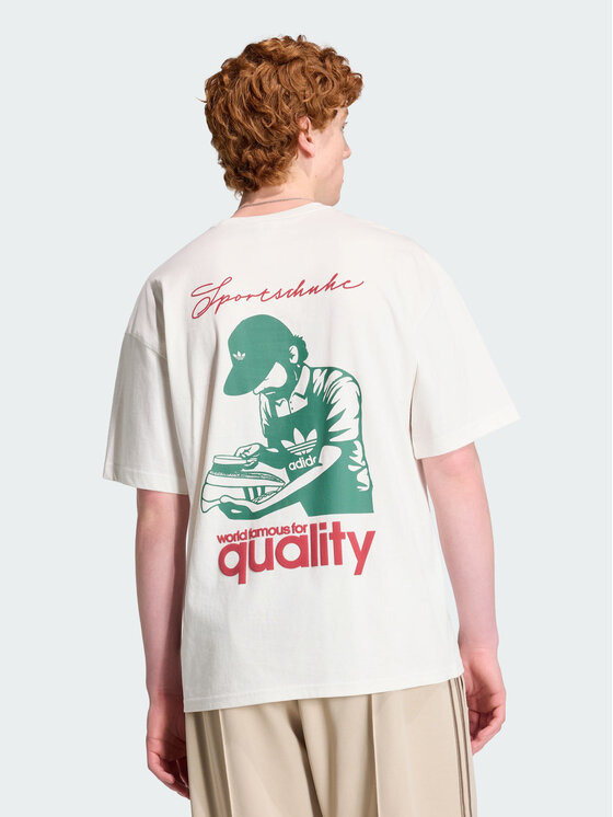 adidas adidas T-Shirt 165160 Biały Loose Fit