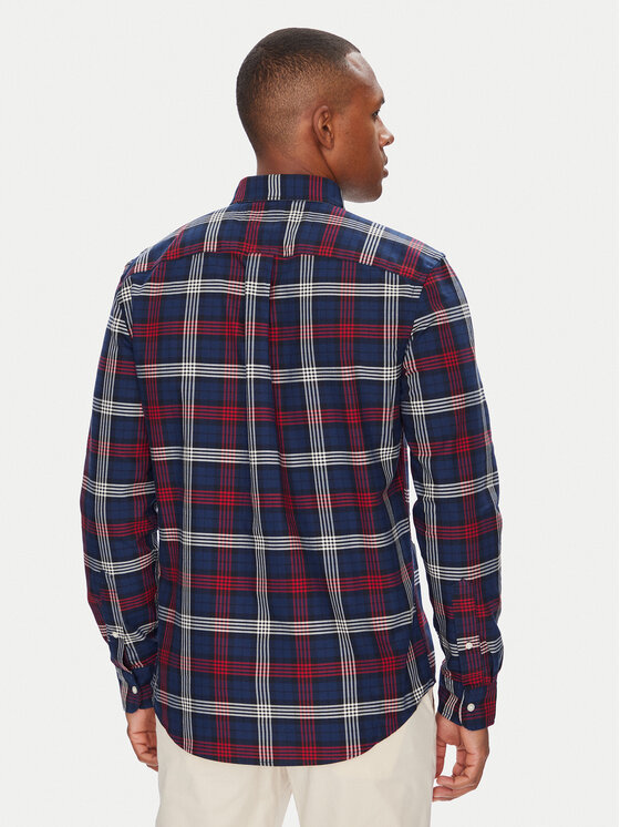 Tommy Hilfiger Tommy Hilfiger Camicia Herit Oxford MW0MW39681 Blu scuro Regular Fit
