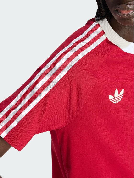 adidas adidas Koszulka techniczna Manchester United Originals Czerwony Slim Fit