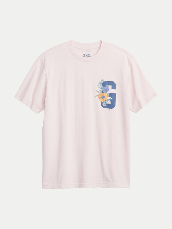 Gap Gap T-shirt 586480-03 Ružičasta Regular Fit