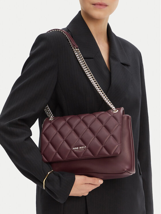 Nine West Nine West Handtasche CEO-CHARLOTTE-S22560-5 Dunkelrot