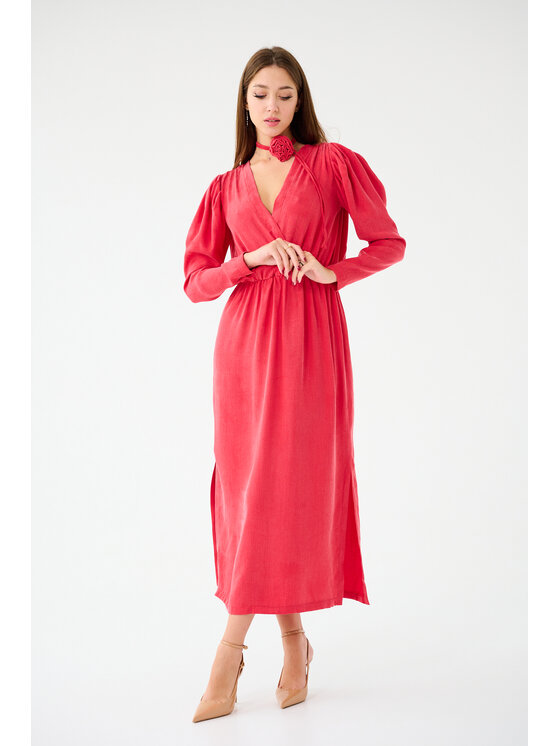 Leimann Leimann Sukienka koktajlowa Victoria Czerwony Feminine Fit