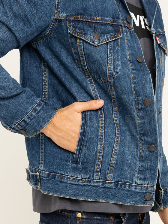 Levi's® Levi's® Geacă de blugi The Trucker 72334-0354 Bleumarin Regular Fit