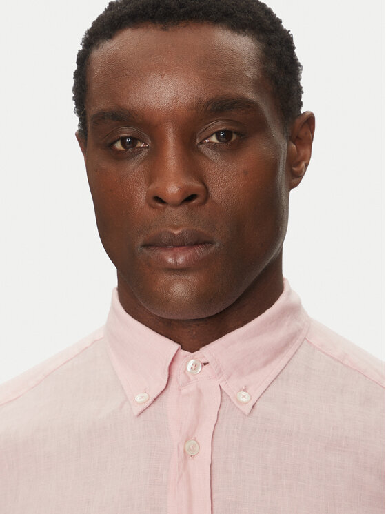 BOSS BOSS Marškiniai H-Roan-Bd-E-C1-243 50520283 Rožinė Slim Fit