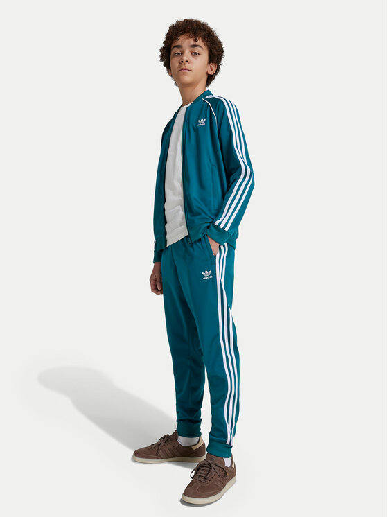 adidas adidas Bluza adicolor SST IY7452 Turkusowy Regular Fit