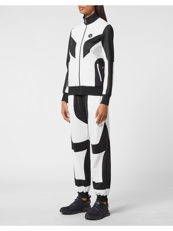 Plein Sport Plein Sport Completo top e pantaloni 3303 Bianco Regular Fit