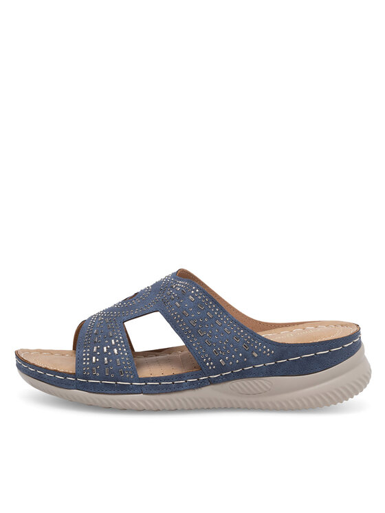 Clara Barson Clara Barson Pantoletten WYL05010-30 Blau