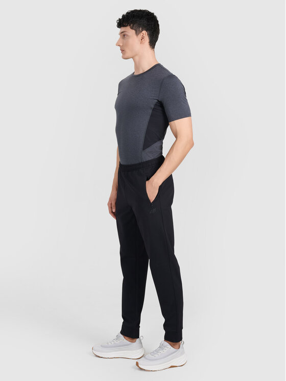4F 4F Spodnie dresowe MULTI ACTIVE Czarny Regular Fit