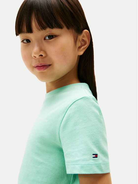 Tommy Hilfiger Tommy Hilfiger T-shirt KS0KS00594 Verde Regular Fit